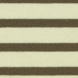 Cream Horizontal-Stripe Rib Knit, Viscose-Tencel Lyocell — texture
