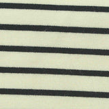 Dark Grey Stripes Ponte Knit, Viscose-Nylon — texture