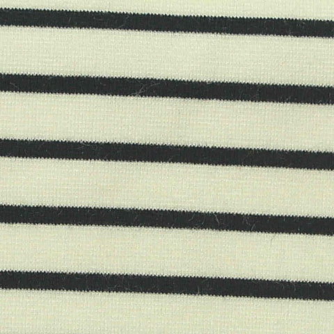 Dark Grey Stripes Ponte Knit, Viscose-Nylon, 270 gsm