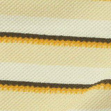 Cream Horizontal-Stripe Piqué Knit, Cotton — texture