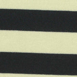 Black Horizontal-Stripe Jersey Knit, Cotton — texture