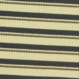 Cream Horizontal-Stripe Waffle Knit, Cotton