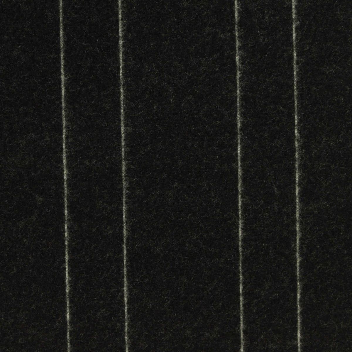 Light Grey Vertical-Stripe Interlock Knit, Viscose-Nylon