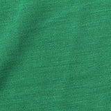 Washed Modal Polyester Jersey Knit Fabric, 180 gsm, 165 cm — Green — texture