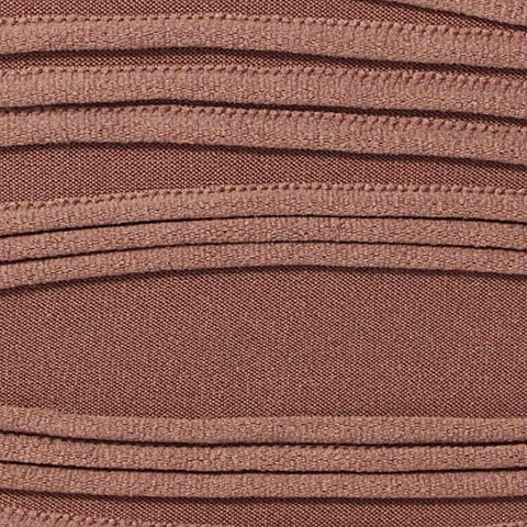 Jacquard Polyester Stretch Jersey Knit Fabric, 305 gsm — Brown
