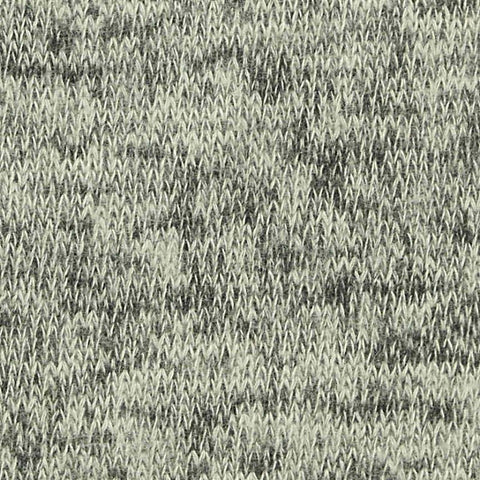 Dark Grey Marl Chunky Knit, Viscose-Poly, 205 gsm