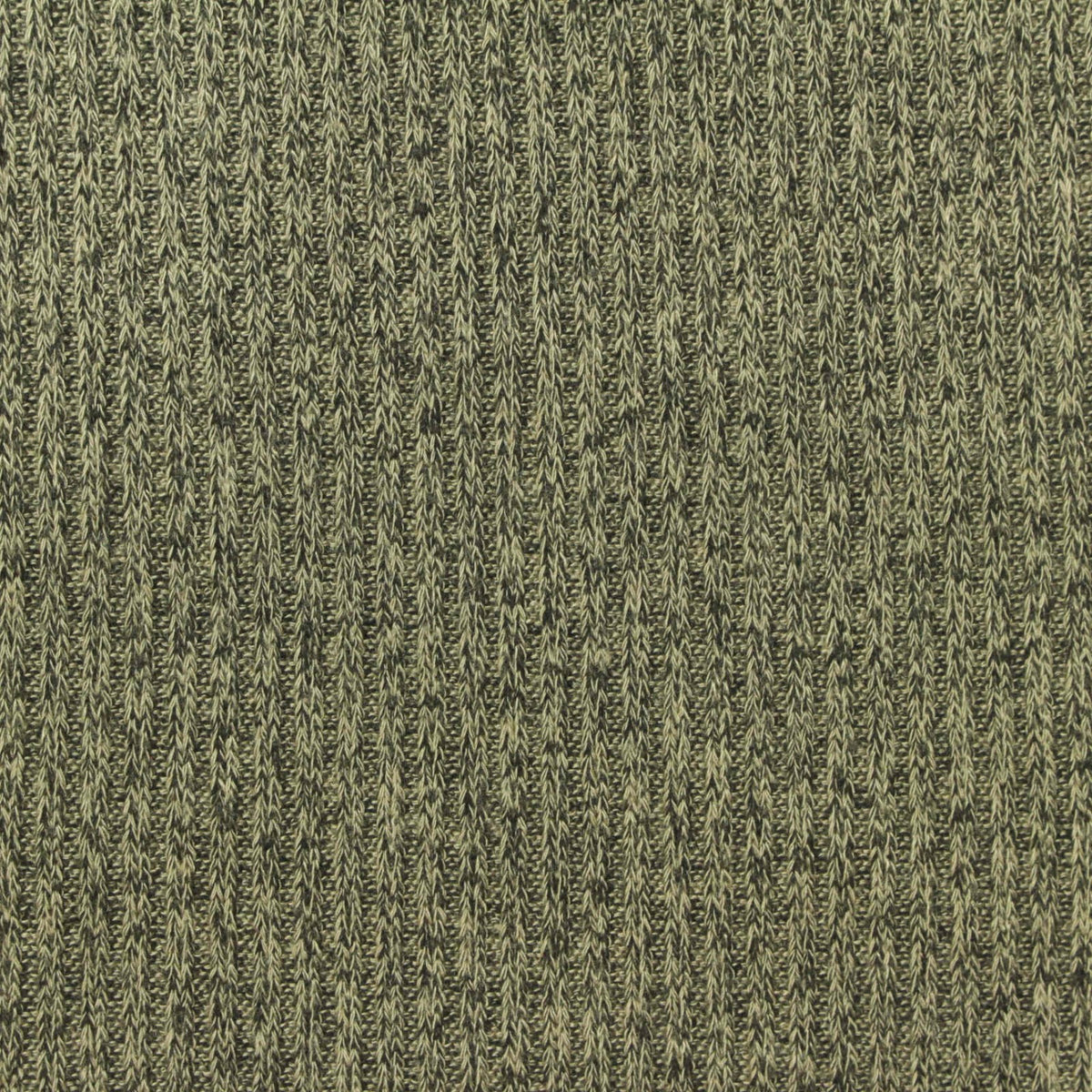 Olive Heather Rib Knit, Viscose-Poly