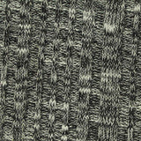 Dark Grey Marl Rib Knit, Polyester — texture