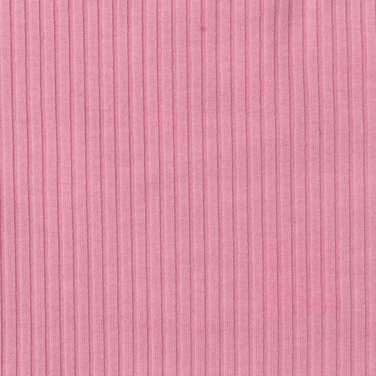 Polyester Viscose Stretch Rib Knit Fabric, 285 gsm — Pink