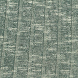 Off-White Marl Rib Knit, Viscose-Poly