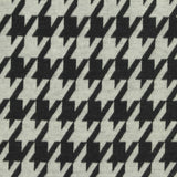Black Houndstooth Jacquard, Polyester