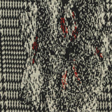 Black Abstract Jacquard, Poly-Viscose