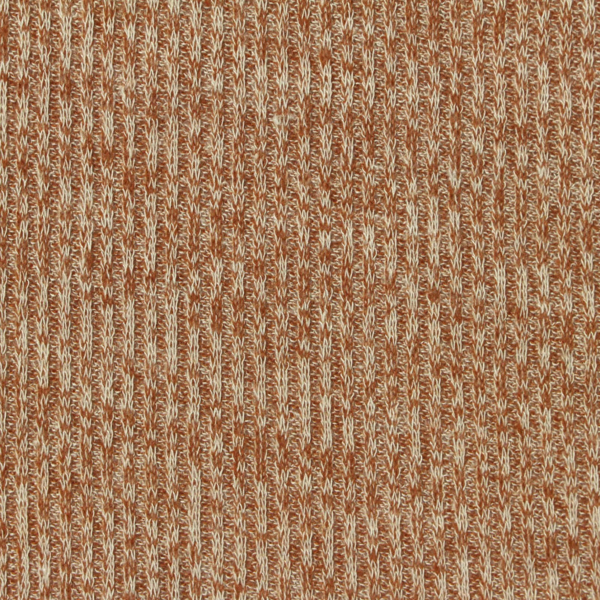 Cream Marl Rib Knit, Viscose-Poly, 170 gsm