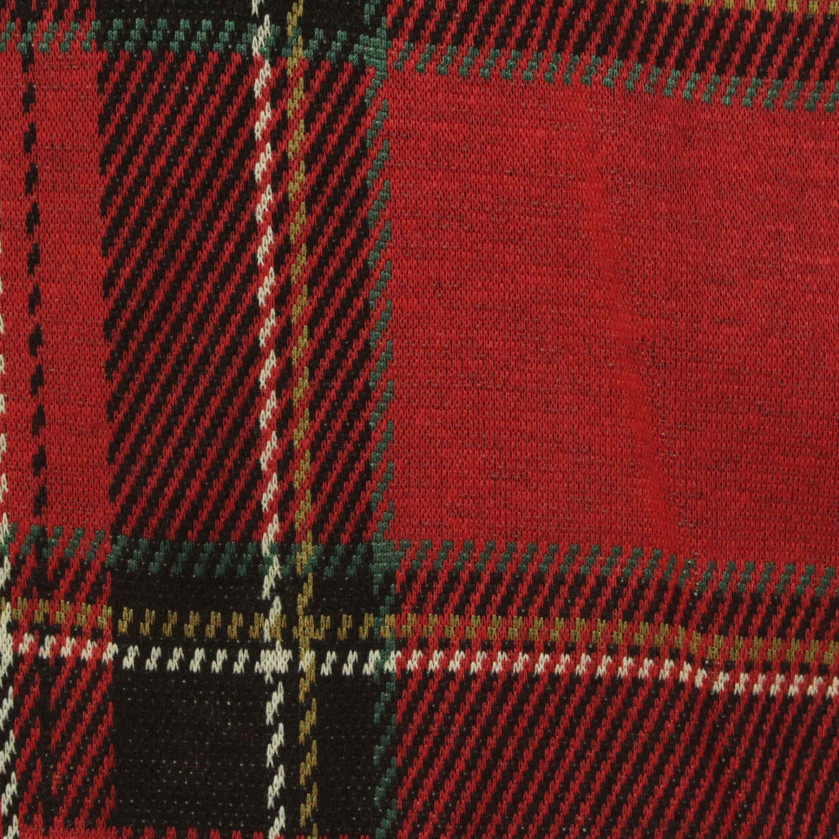 Red Tartan Jacquard