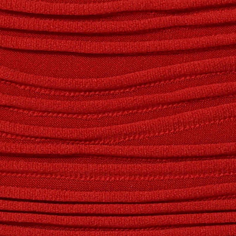 Jacquard Polyester Stretch Jersey Knit Fabric, 280 gsm — Red, ref EF-275633