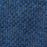 Blue Geometric Interlock Knit — texture
