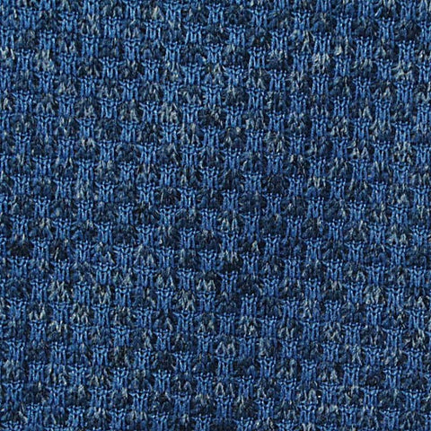 Blue Geometric Interlock Knit