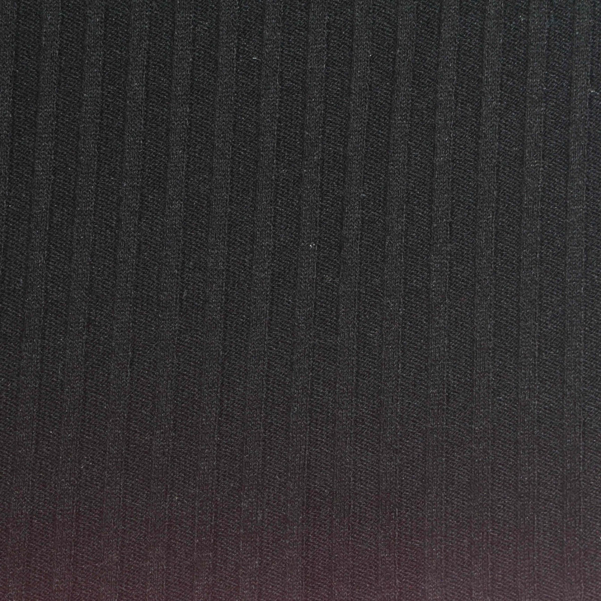 Rib Knit Fabric, 255 gsm — Black