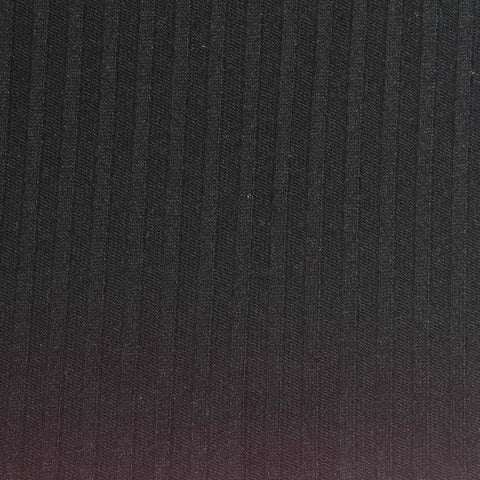 Rib Knit Fabric, 255 gsm — Black