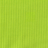 Polyester Viscose Stretch Rib Knit Fabric, 270 gsm — Green