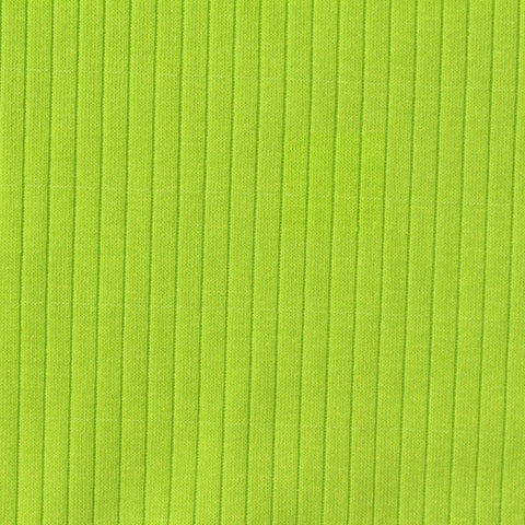 Lime Rib Knit, Poly-Viscose