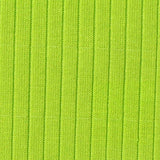 Polyester Viscose Stretch Rib Knit Fabric, 270 gsm — Green — texture