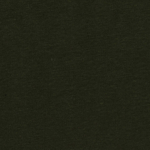 Brushed Polyester Cotton Knit Fabric, 355 gsm — Green