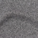 Light Grey Marl Rib Knit, Viscose-Poly