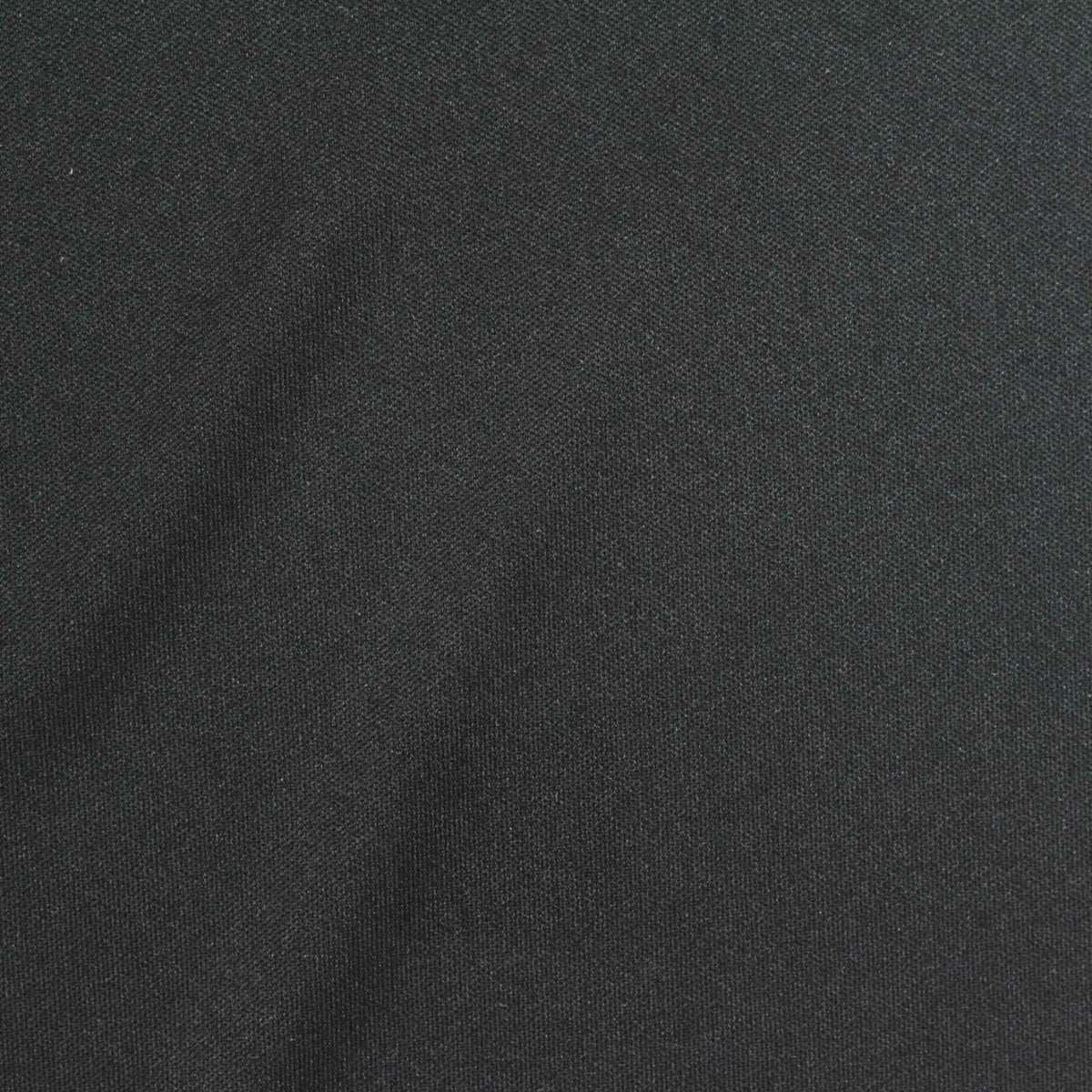 100% Polyester Jersey Knit Fabric, 155 gsm — Black