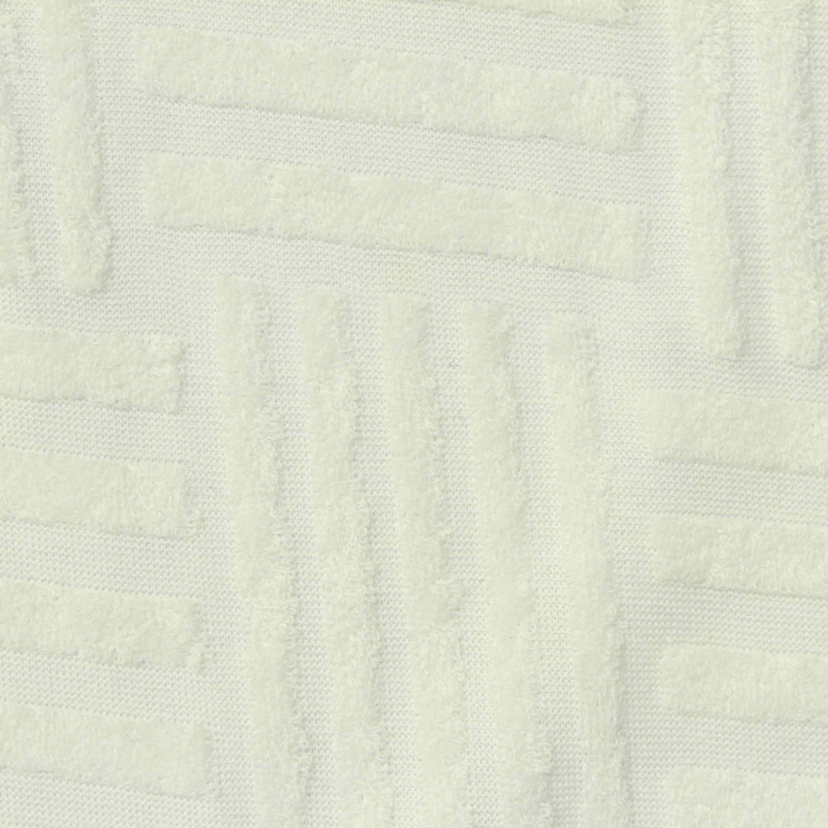 Cream Geometric Jacquard, Polyester, 335 gsm