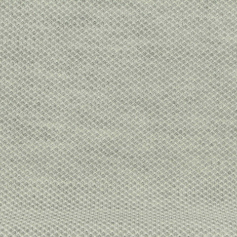 Light Grey Tone-on-Tone Diamond Piqué Knit, Poly-Cotton