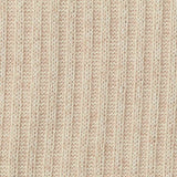 Brushed Polyester Stretch Rib Knit Fabric, 205 gsm — Beige — texture
