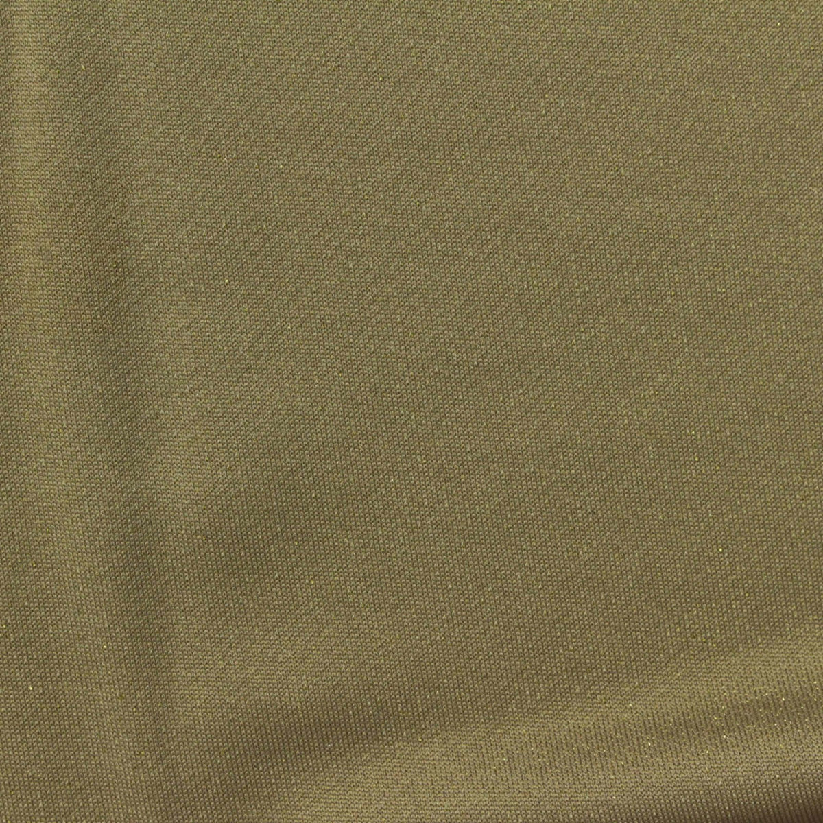 Polyester Metallic Stretch French Terry Fabric, 155 gsm — Khaki