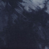Dark Blue Tie-Dye Jersey Knit, Cotton