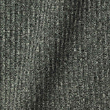 Heathered Grey-Green Marl Rib Knit, Polyester — texture