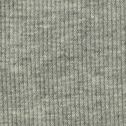 Grey Marl Rib Knit, Cotton-Modal