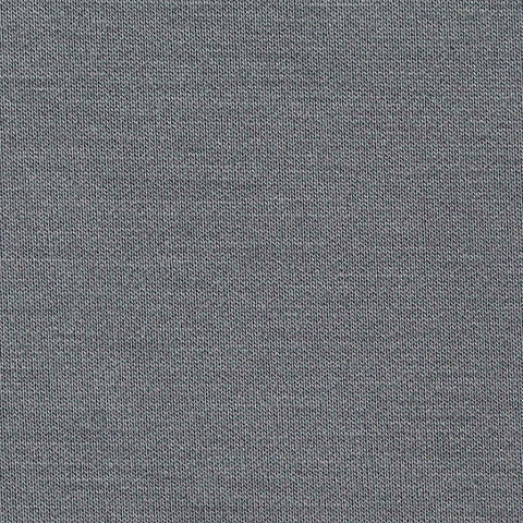 Polyester Viscose Stretch Scuba Knit Fabric, 340 gsm, 160 cm — Grey, ref EF-276097