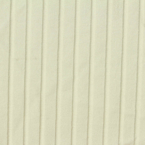 Viscose Polyester Rib Knit Fabric, 270 gsm, 150 cm — Beige