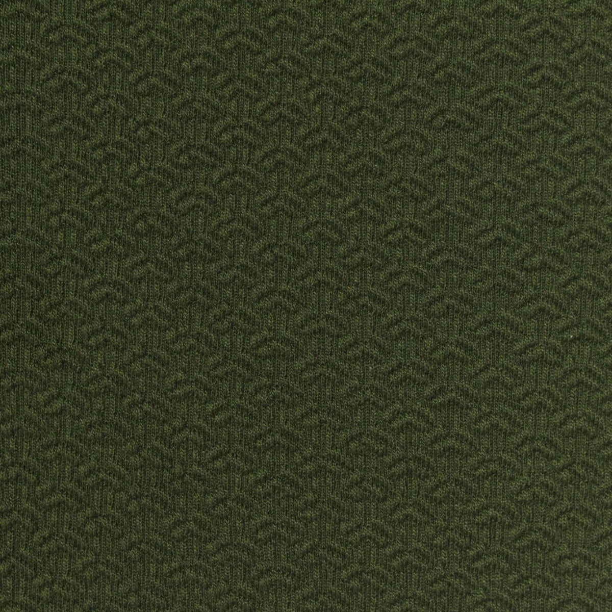 Dark Green Tone-on-Tone Interlock Knit, Polyester