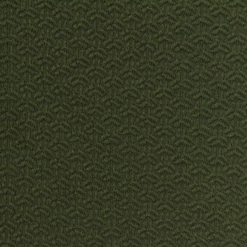 Dark Green Tone-on-Tone Interlock Knit, Polyester