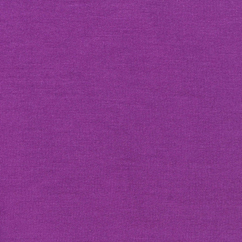 Polyester Viscose Stretch French Terry Fabric, 240 gsm, 160 cm — Purple, ref EF-276113