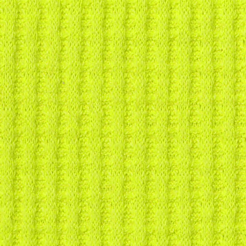 Cotton Polyester Waffle Knit Fabric, 186 gsm, 160 cm — Yellow