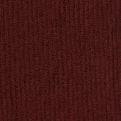 Brushed Polyester Viscose Stretch Rib Knit Fabric, 163 gsm, 172 cm — Red