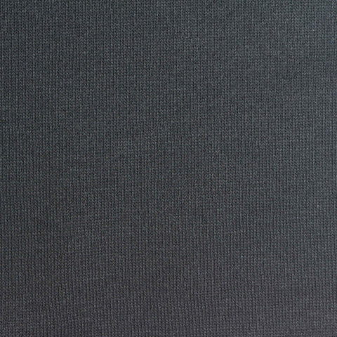 Brushed Polyester Cotton French Terry Fabric, 280 gsm, 190 cm — Grey