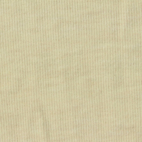 Heather Polyester Viscose Rib Knit Fabric, 278 gsm, 184 cm — Beige