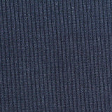 Cotton Stretch Rib Knit Fabric, 460 gsm, 134 cm — Navy — texture