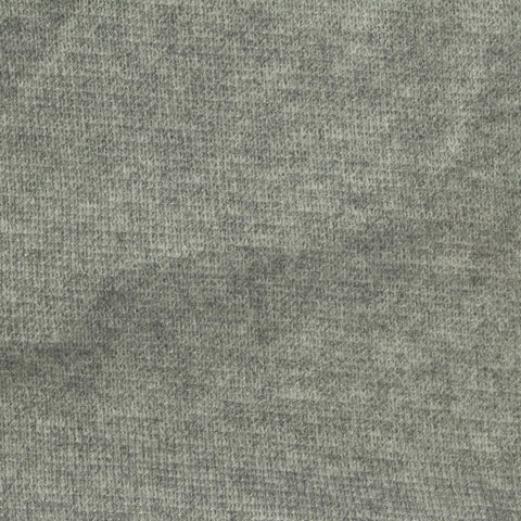 Grey Marl Rib Knit, Poly-Viscose, 232 gsm