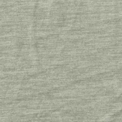 Light Grey-Green Marl Jersey Knit, Polyester
