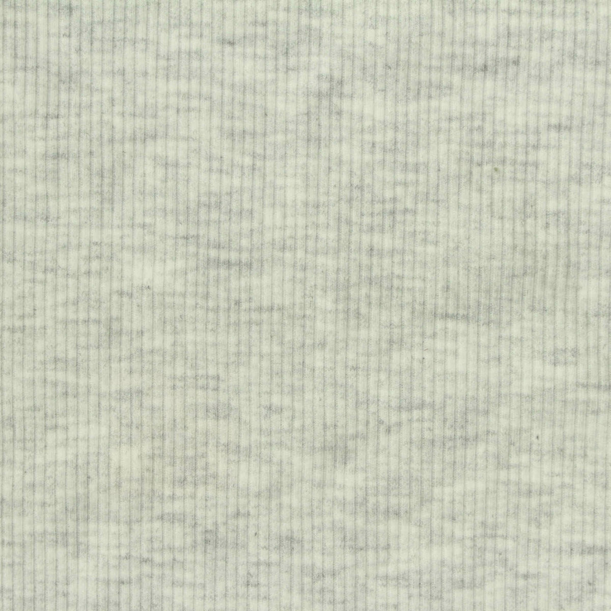 Light Grey Marl Rib Knit, Polyester, 330 gsm, 120 cm