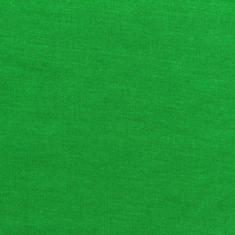 Polyester Viscose Stretch French Terry Fabric, 240 gsm, 170 cm — Green